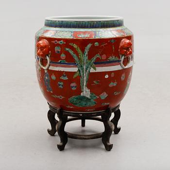 URNA, porslin, Kina, 1900-/2000-tal.