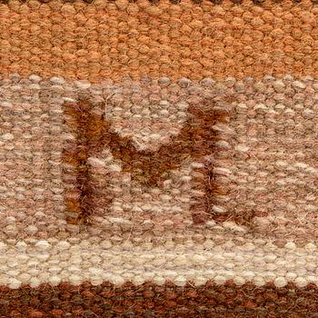 MARGARETA LUNDAHL, matta rölakan signerad ca 231 x 172 cm.