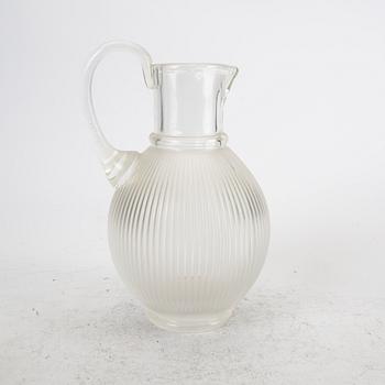 Carafe and 2 bowls and 2 glasses Lalique mid-20th century.