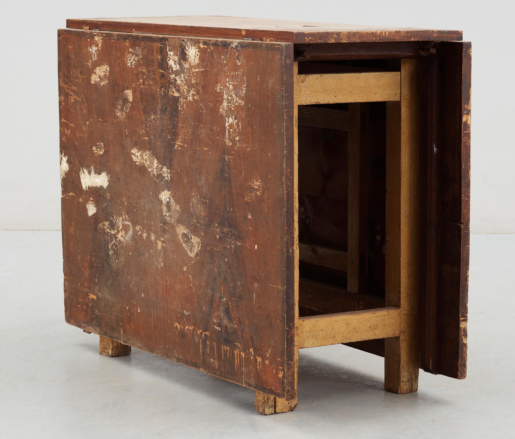 SLAGBORD, allmoge, 1800-tal.