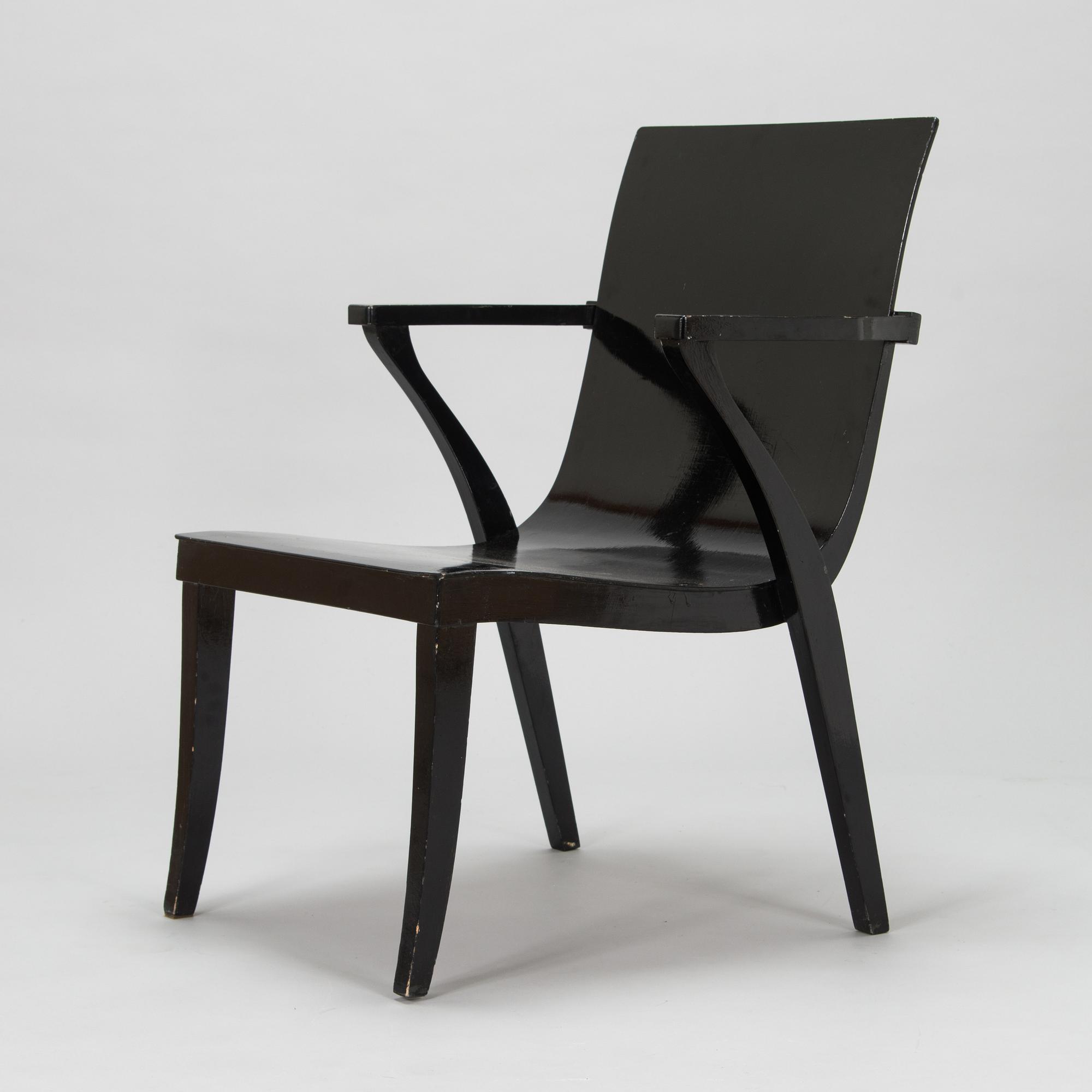 Alvar Aalto and Otto Korhonen, a late 1920's '50101' armchair for O.Y. Huonekalu- ja Rakennustyötehdas A.B.