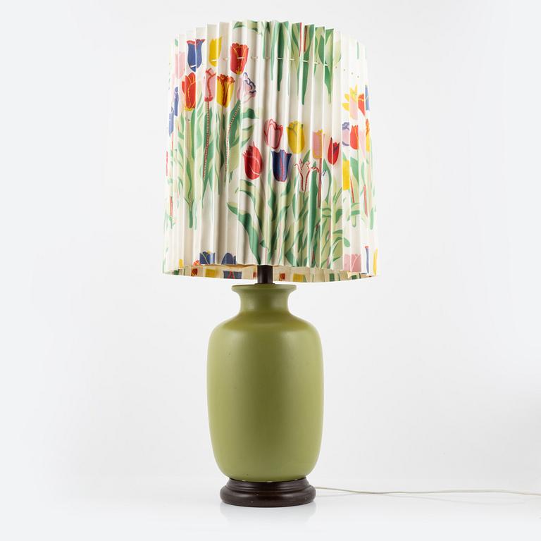 A ceramic table lamp, second half of the 20th century.