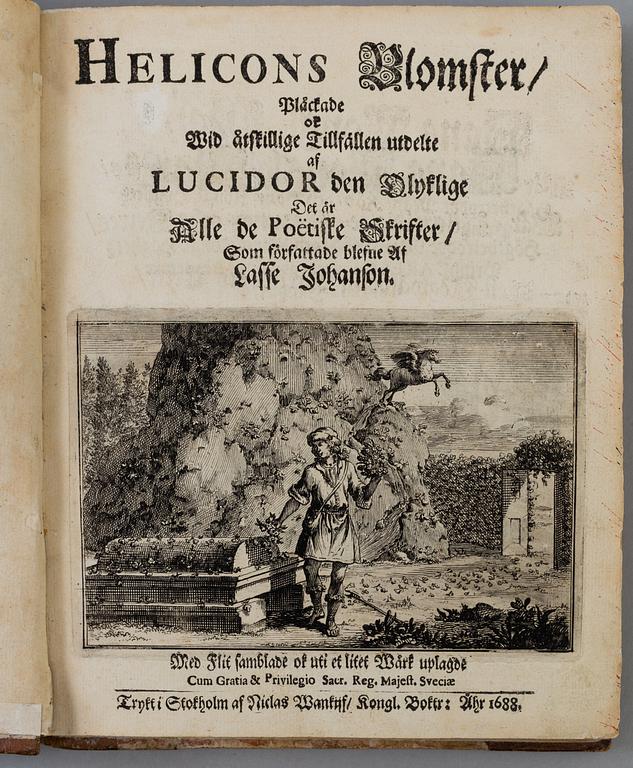 A book Lasse Lucidor, Stockholm, 1688.