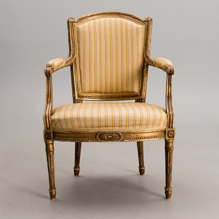 KARMSTOL, Louis XVI, Frankrike, 1700-talets senare hälft.