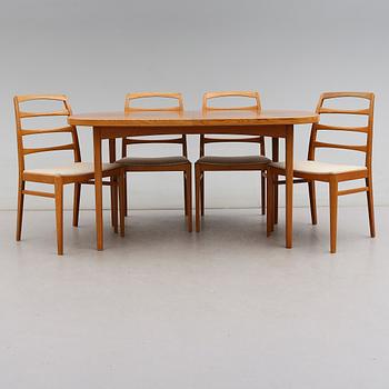 MATGRUPP, 5 delar, Bertil Fridhagen, Bodafors, 1960-tal.