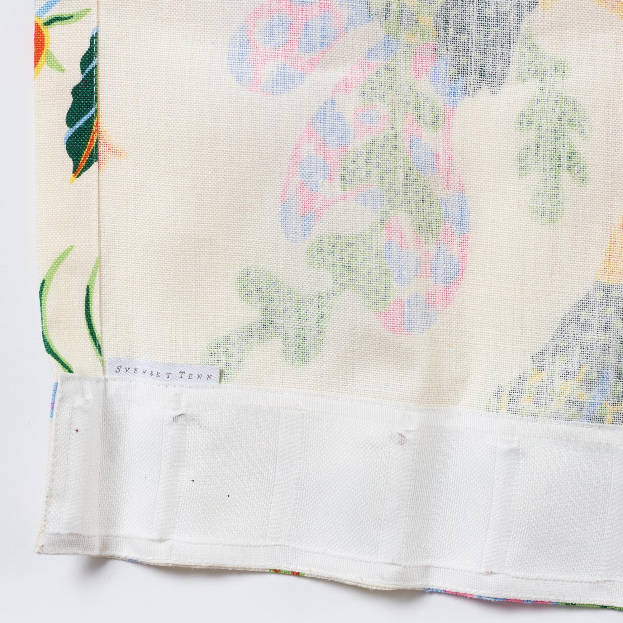 Josef Frank, gardiner, ett par, "Hawaii", Firma Svenskt Tenn.