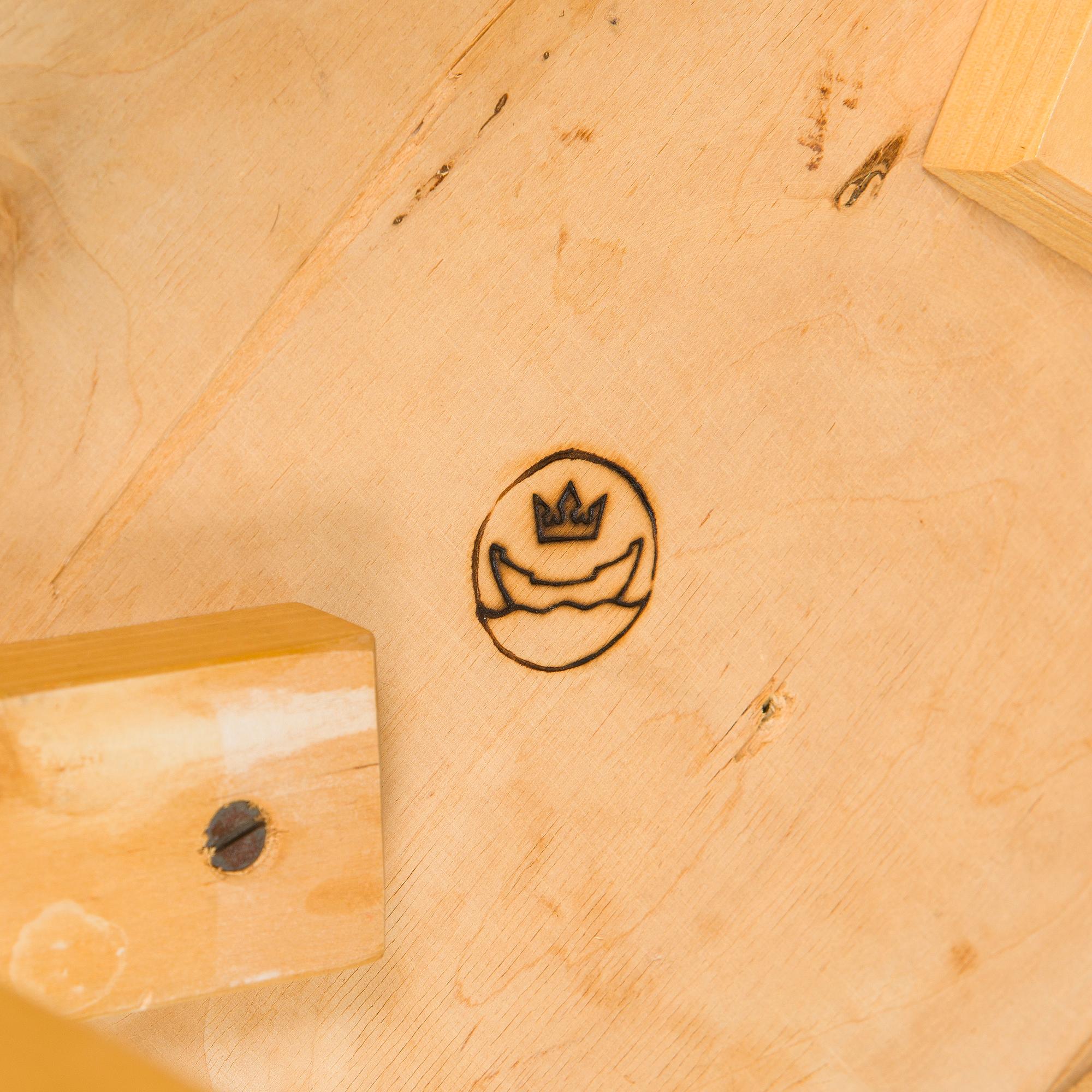 Alvar Aalto, pallar, 2 st, modell 60, Artek, 1960-tal.