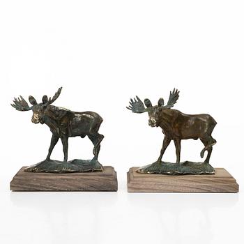 Torbjörn Forsberg, Moose bulls, 2 pcs.
