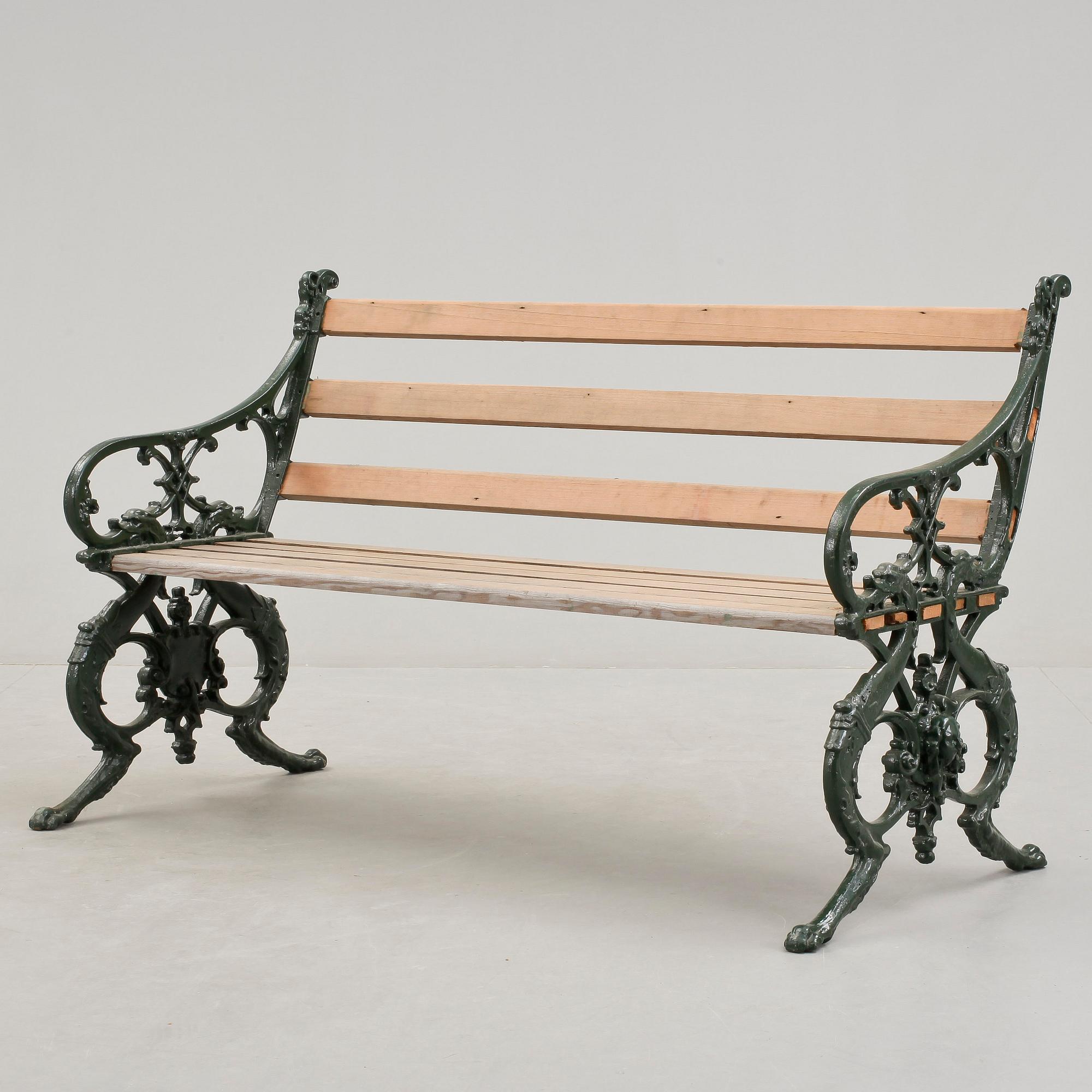 SOFFA, gjutjärn, tidigt 1900-tal.