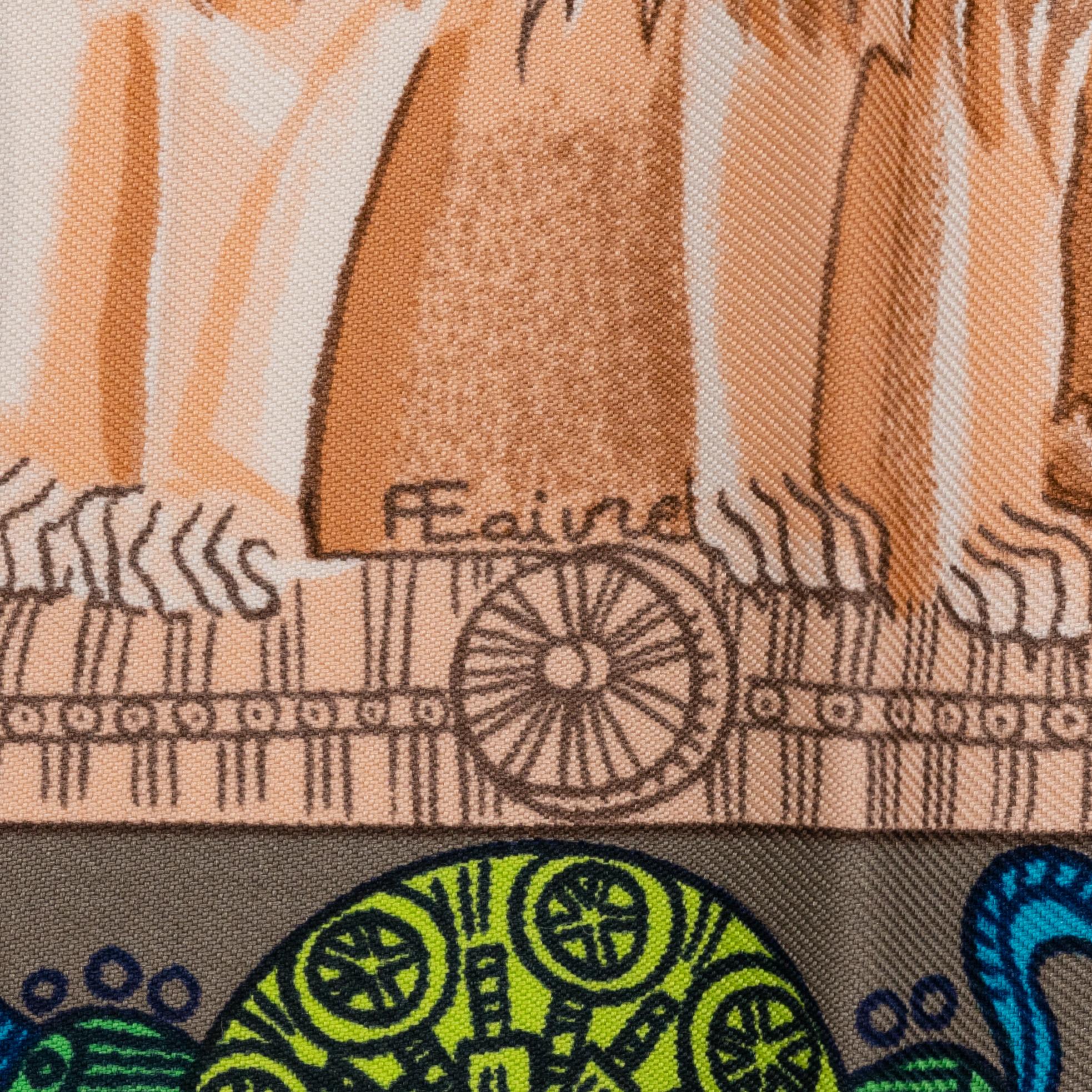Hermès, scarf, "Torana".