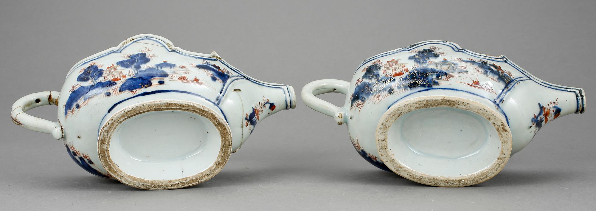 SÅSSNIPOR, ett par, Kina, Qianlong, (1736-95).