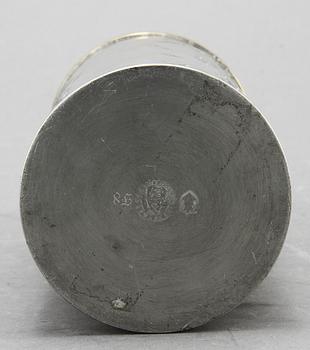 A Nils Fougstedt pewter jar with cover, Svenskt Tenn, Stockholm 1932.