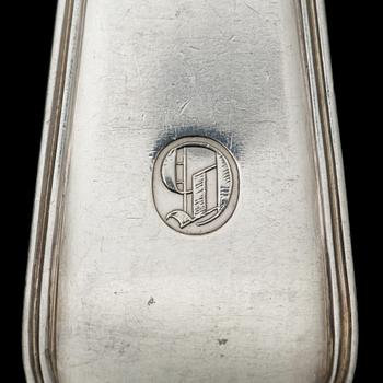 BESTICK, silver, 113 delar, Bernt Erlandsson, Kristianstad 1906, 1911 samt 1913. Total vikt c:a 6450 gram.