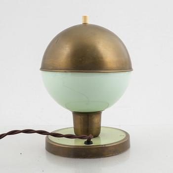 A functionalist style table lamp, Sweden, 1930s.