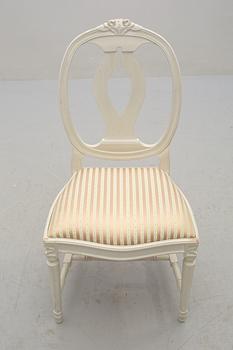 STOLAR, 6 st, gustaviansk stil, 1900-talets andra hälft.