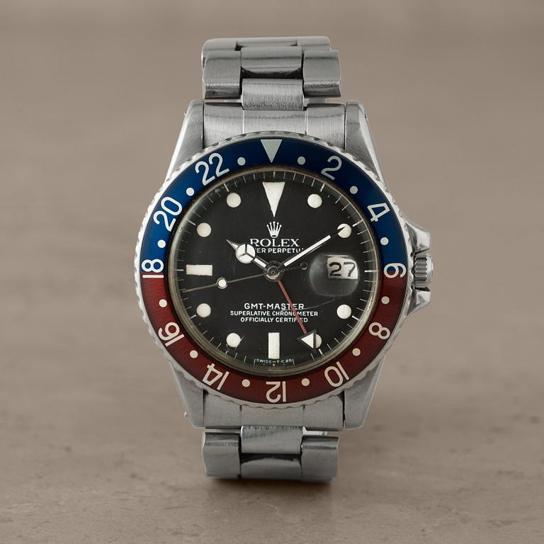 ROLEX, Oyster Perpetual, GMT-Master, Chronometer, wristwatch, 40 mm,