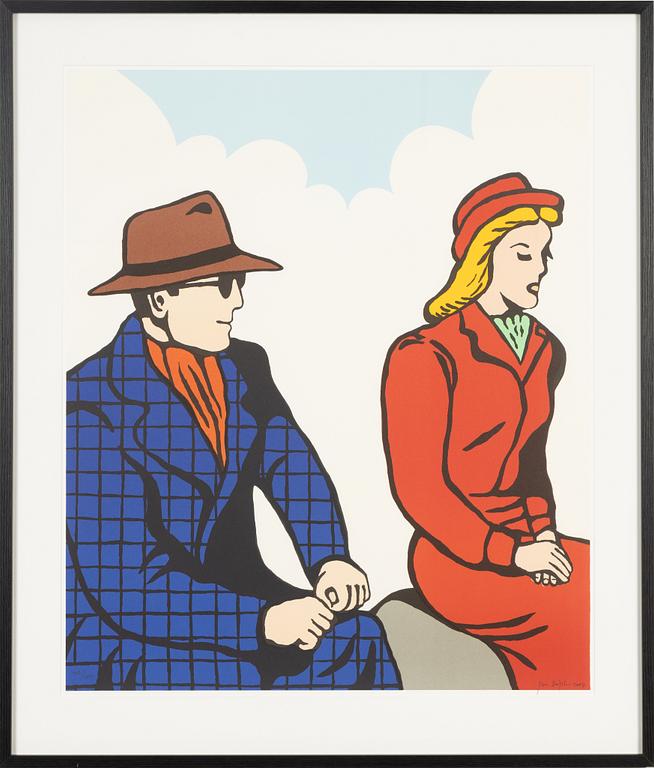 Jan Håfström, lithograph in colours, 2003, signed 1460/2000.