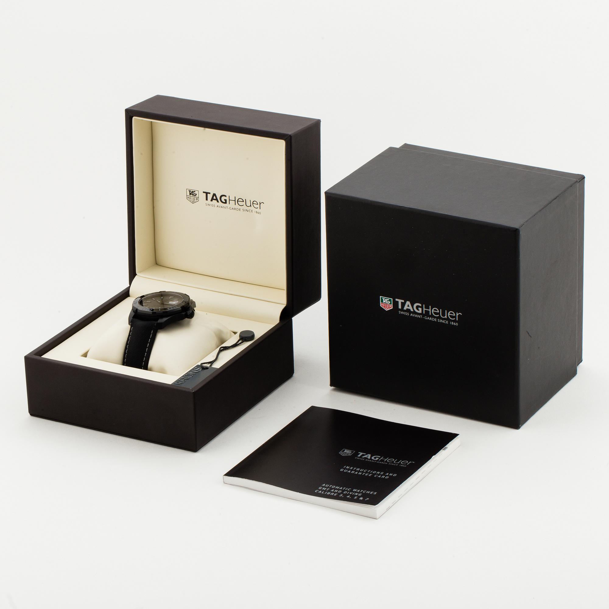TAG HEUER, Aquaracer (300m/1000ft), Black Phantom, armbandsur, 41 mm,