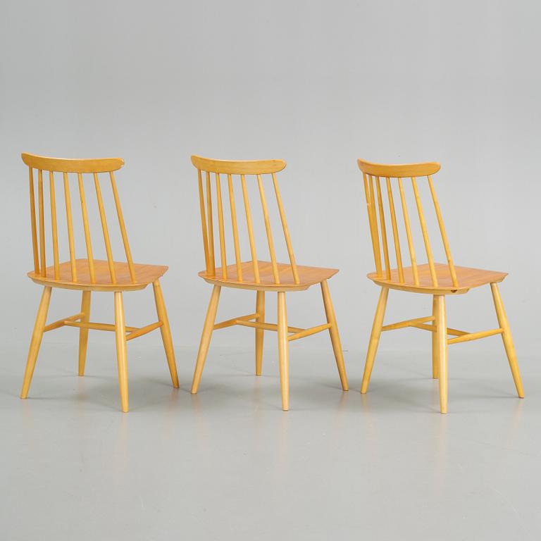 STOLAR, 3 st, "Fanett", Ilmari Tapiovaara, Edsbyverken, 1950-tal.