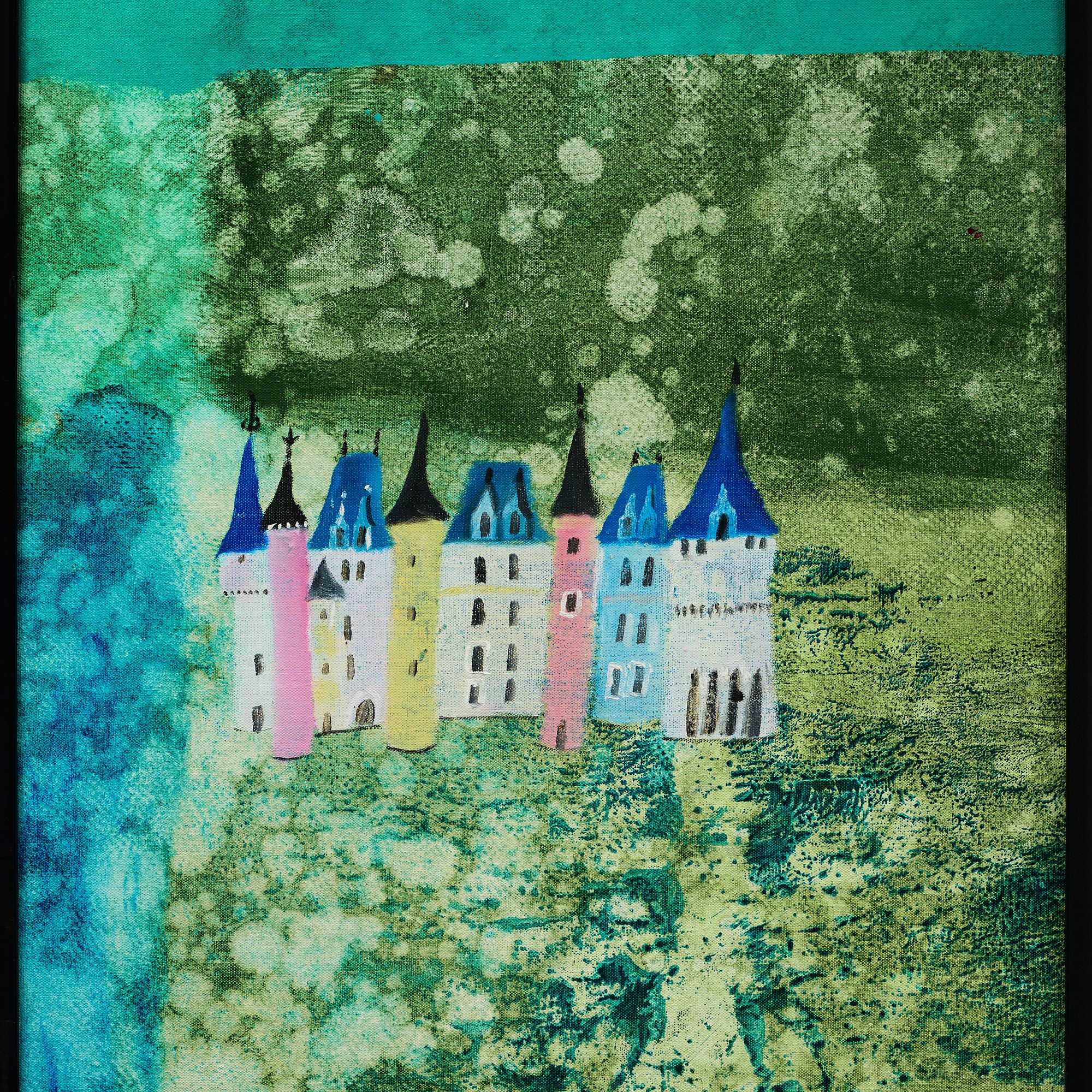 MADELEINE PYK, Olja på duk/pannå, signerad M. Pyk. Utförd 1978.