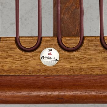 Peter Hvidt & Orla Mølgaard Nielsen, two 'Minerva' sofas and a coffee table, France & Son, Denmark, 1960's.