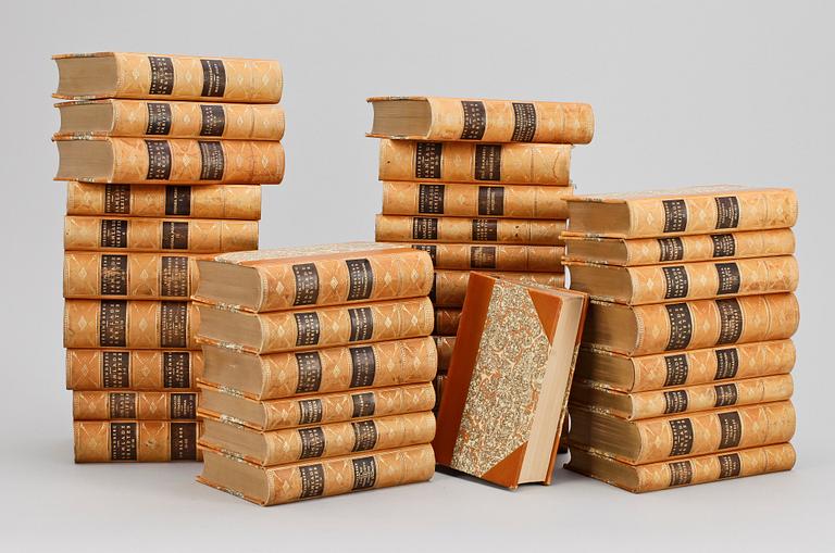 BÖCKER, 35 vol, August Strindbergs samlade verk, Albert Bonniers Förlag, 1912-1921.