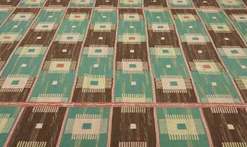 MÄRTA MÅÅS-FJETTERSTRÖM, a carpet, flat weave, 351,5 x 235,5 cm, "Kardborren" (very rare), signed MMF.