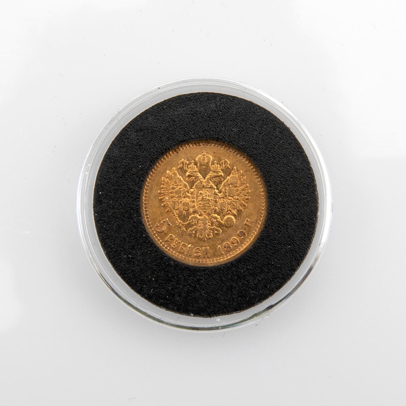 Guldmynt, Ryssland, Nikolaj II, 5 rubel 1900..