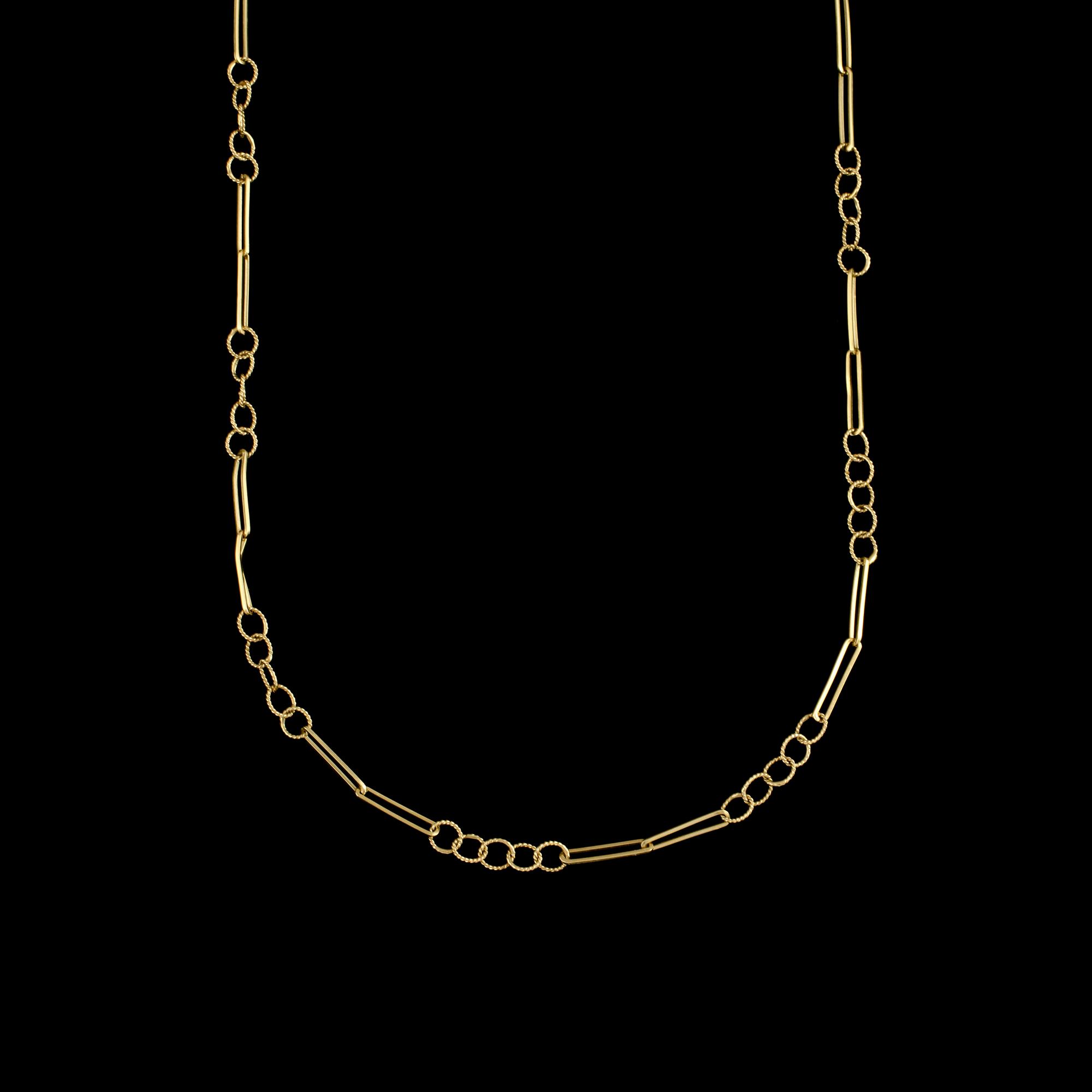 HALSLÄNK, 18k guld, Uno A Erre, Arezzo, Italien. Vikt 14,3 g.