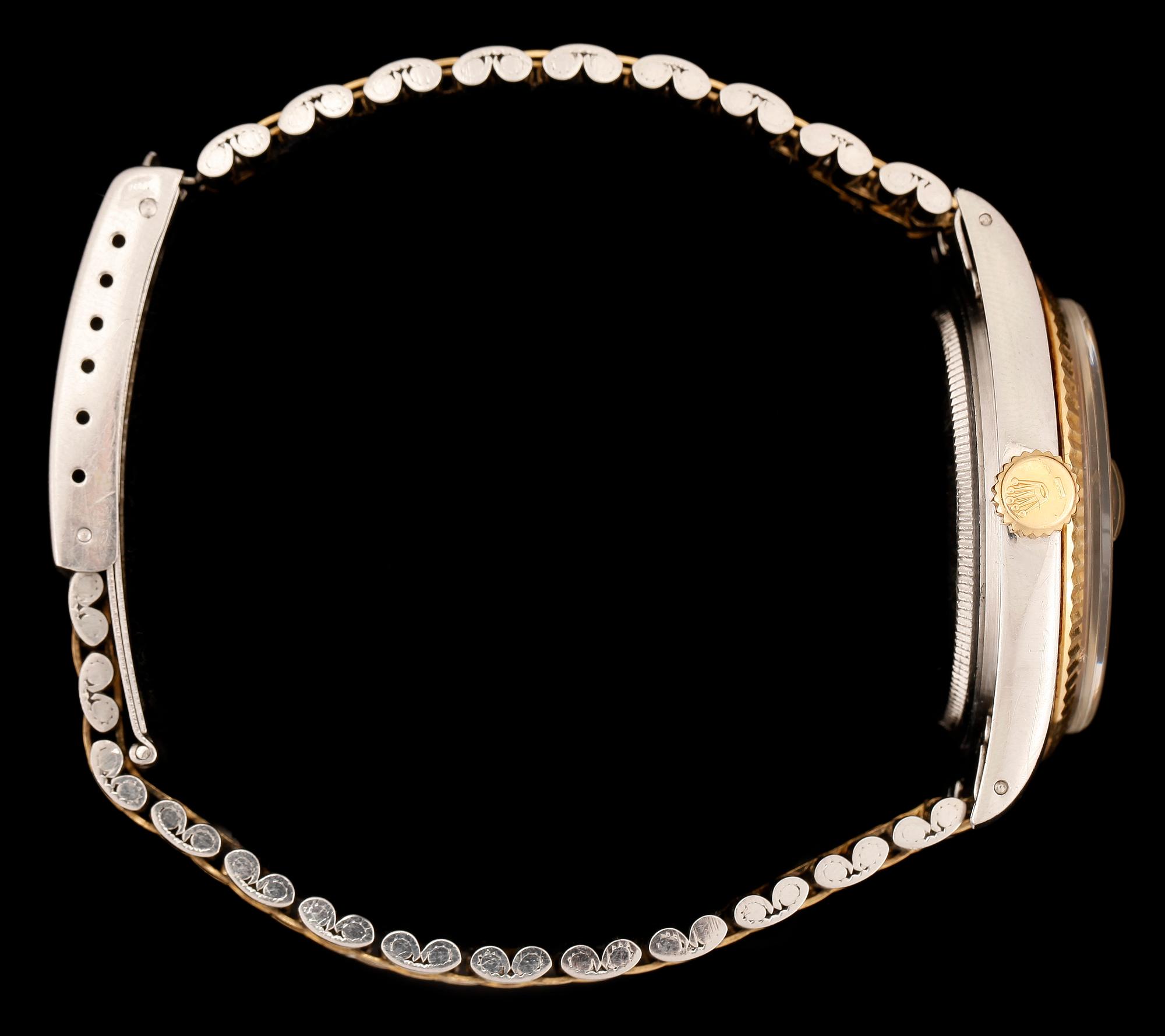 ARMBANDSUR, herr, Rolex, Datejust, stål/guld.