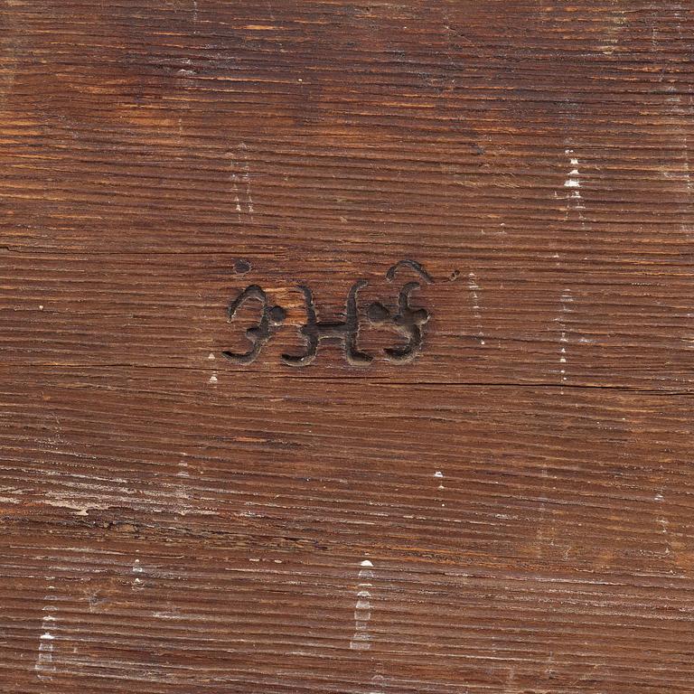 A Swedish late Baroque cabinet by Johan Hugo Fürloh (master in Stockholm 1724-1745).