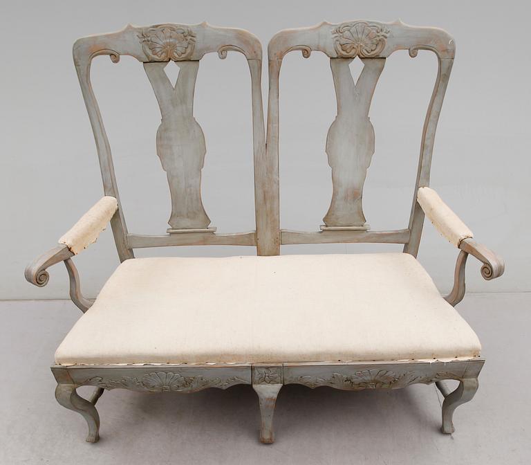 SOFFA, barockstil, 1800-talets andra hälft.