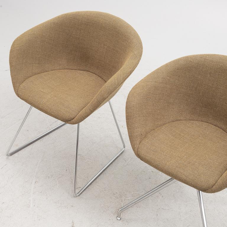 Lievore Altherr Molina, armchairs, 5+1 pcs, "Duna 02", for Arper, Italy.