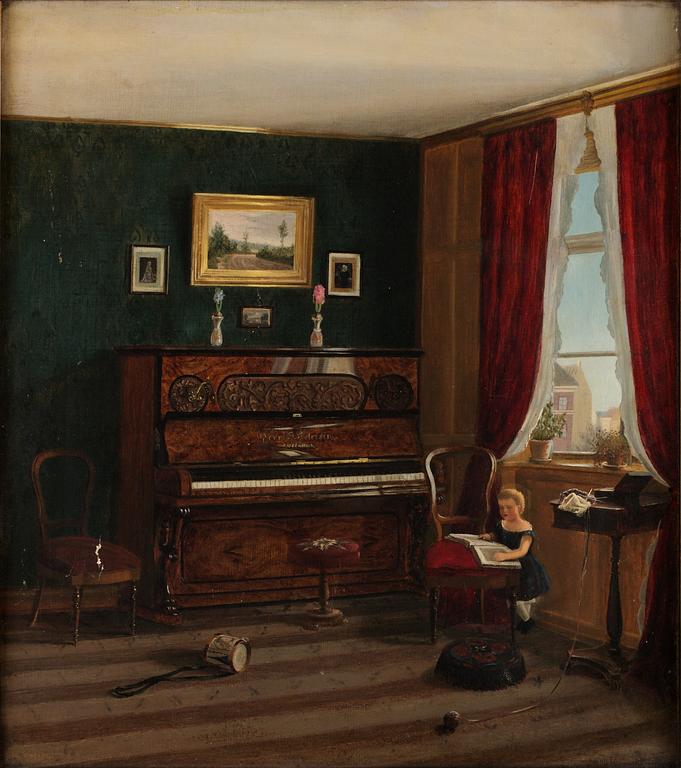 Interiör med piano.