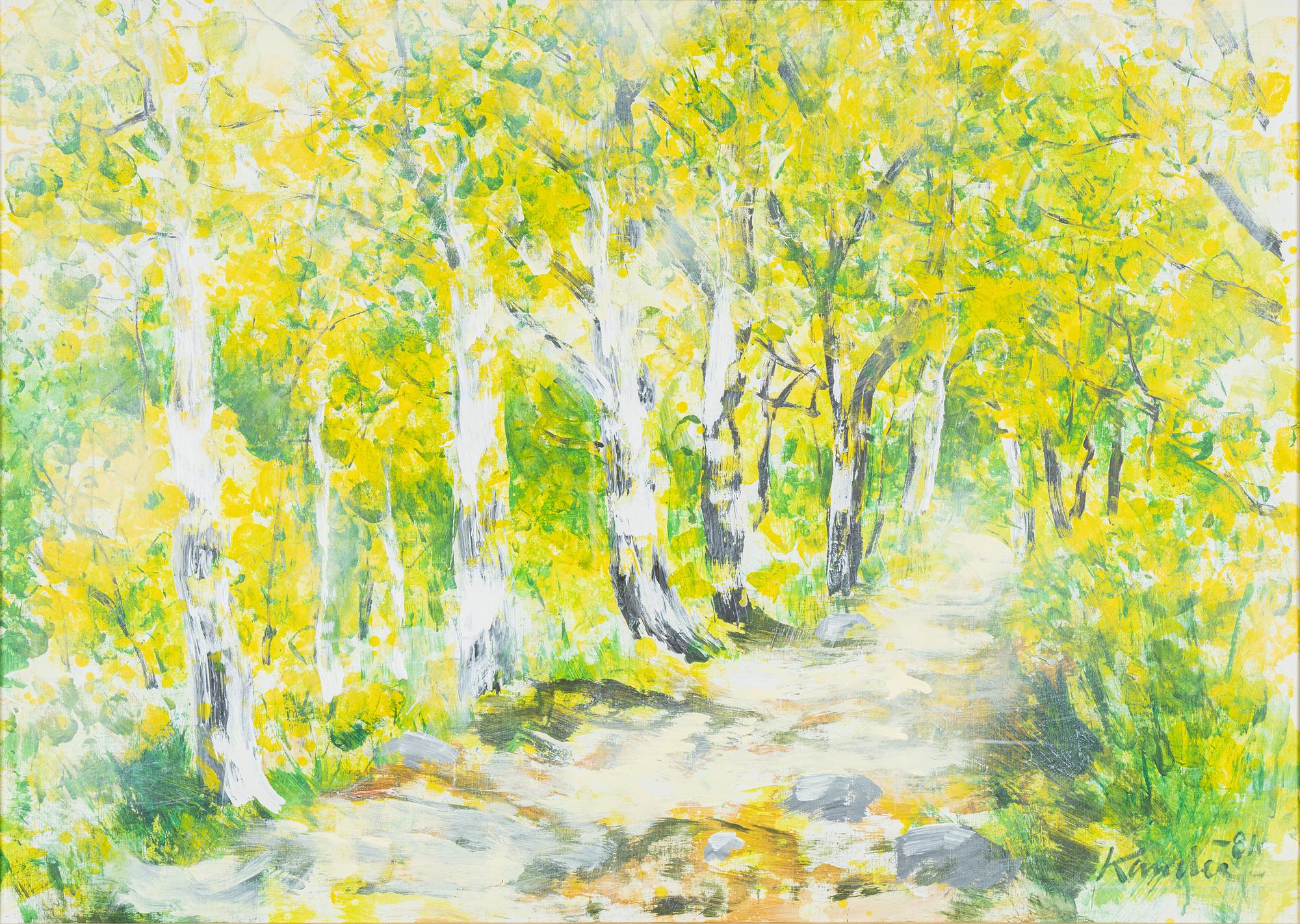 Leif Kander, oil on canvas, signed and dated -81.