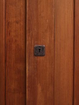 Axel Einar Hjorth, a stained pine 'Lovö' cabinet, Nordiska Kompaniet, 1930s.
