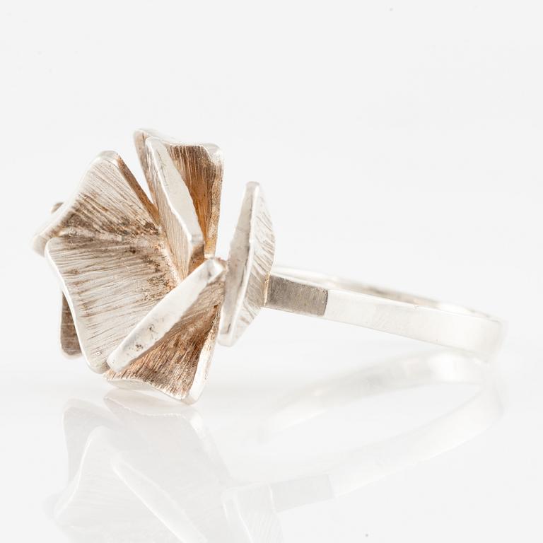 Rey Urban for Åge Fausing, ring, sterling silver, Denmark.