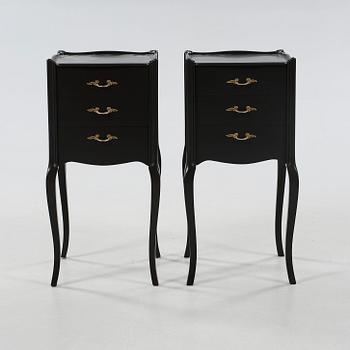 A pair of bedside tables from the second half of the 20th century.