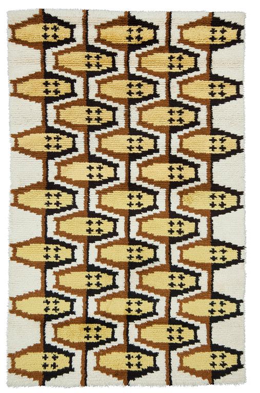 Marianne Bergström, MATTA. Rya. 288 x 182 cm. Sverige-Finland, omkring 1970.