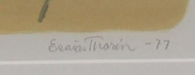 ESAIAS THORÉN, färglitografi. Sign och numr 6/360.