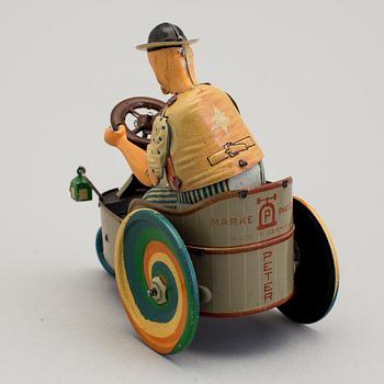 A tinplate "Peter" carriage Germany, 1930/40s.