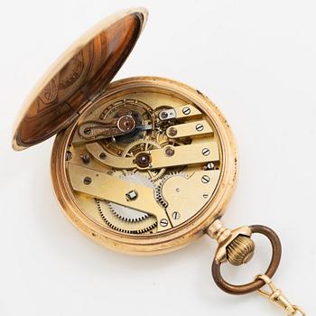 Pocket watch, hunter, 51 mm.