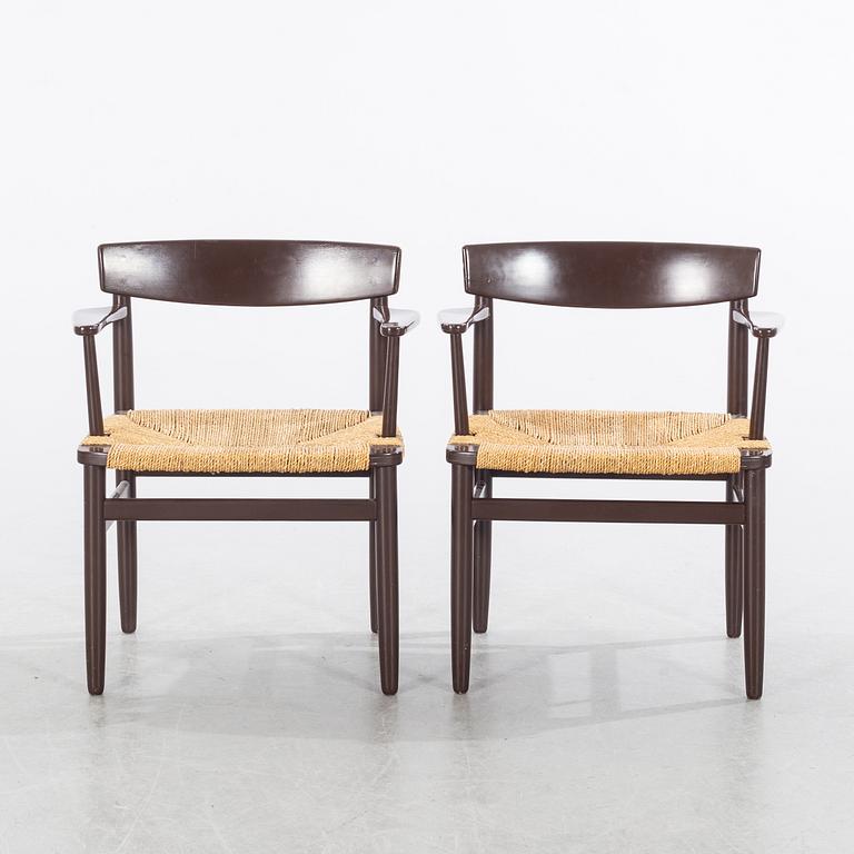 BØRGE MOGENSEN, a set of two Öresund chairs.