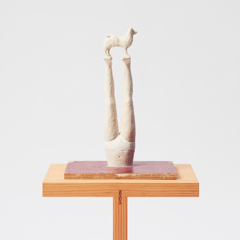 Linnéa Jörpeland, a plaster sculpture, signed and dated -99.