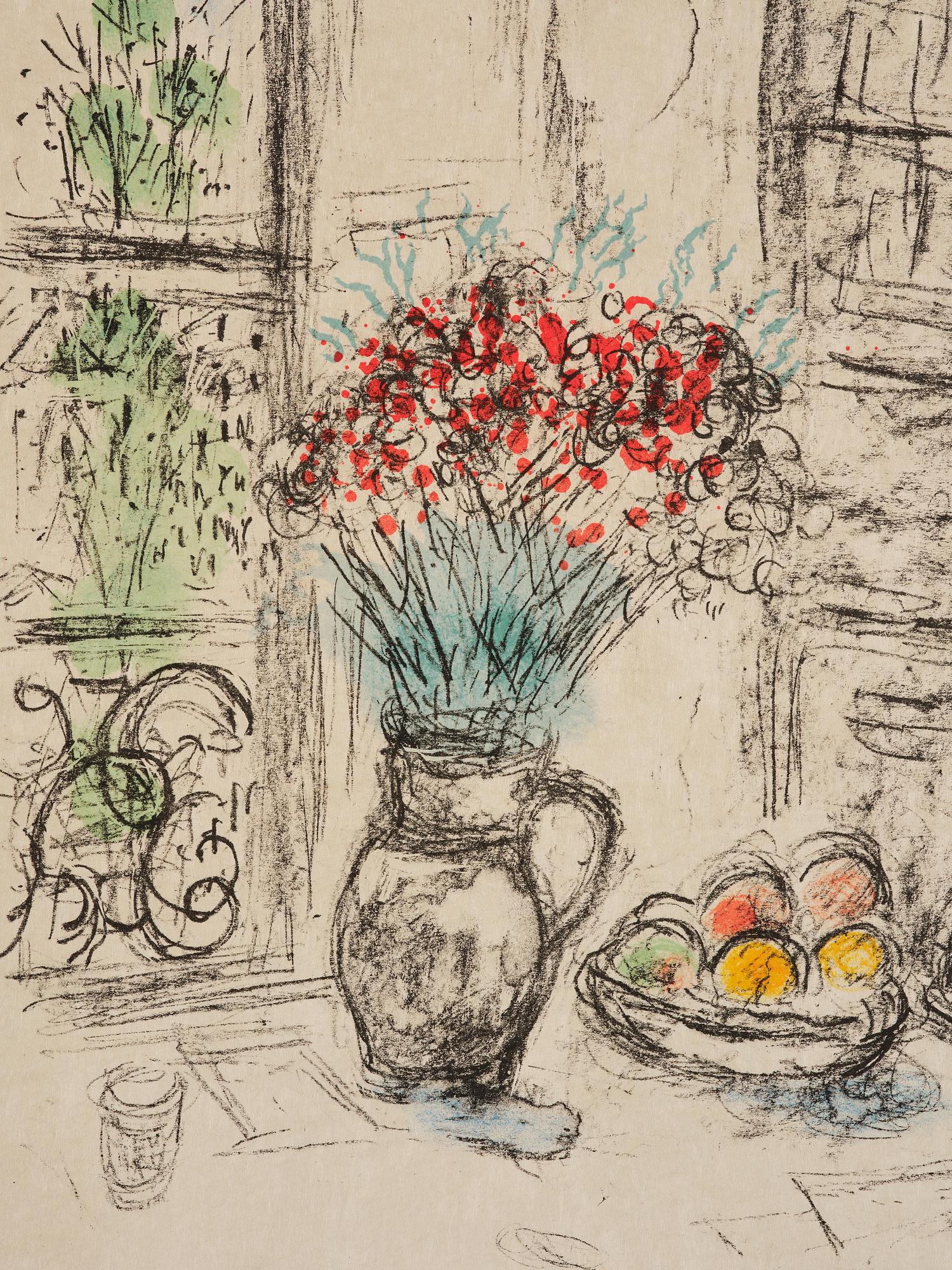 Marc Chagall, "Les Roses pompons".