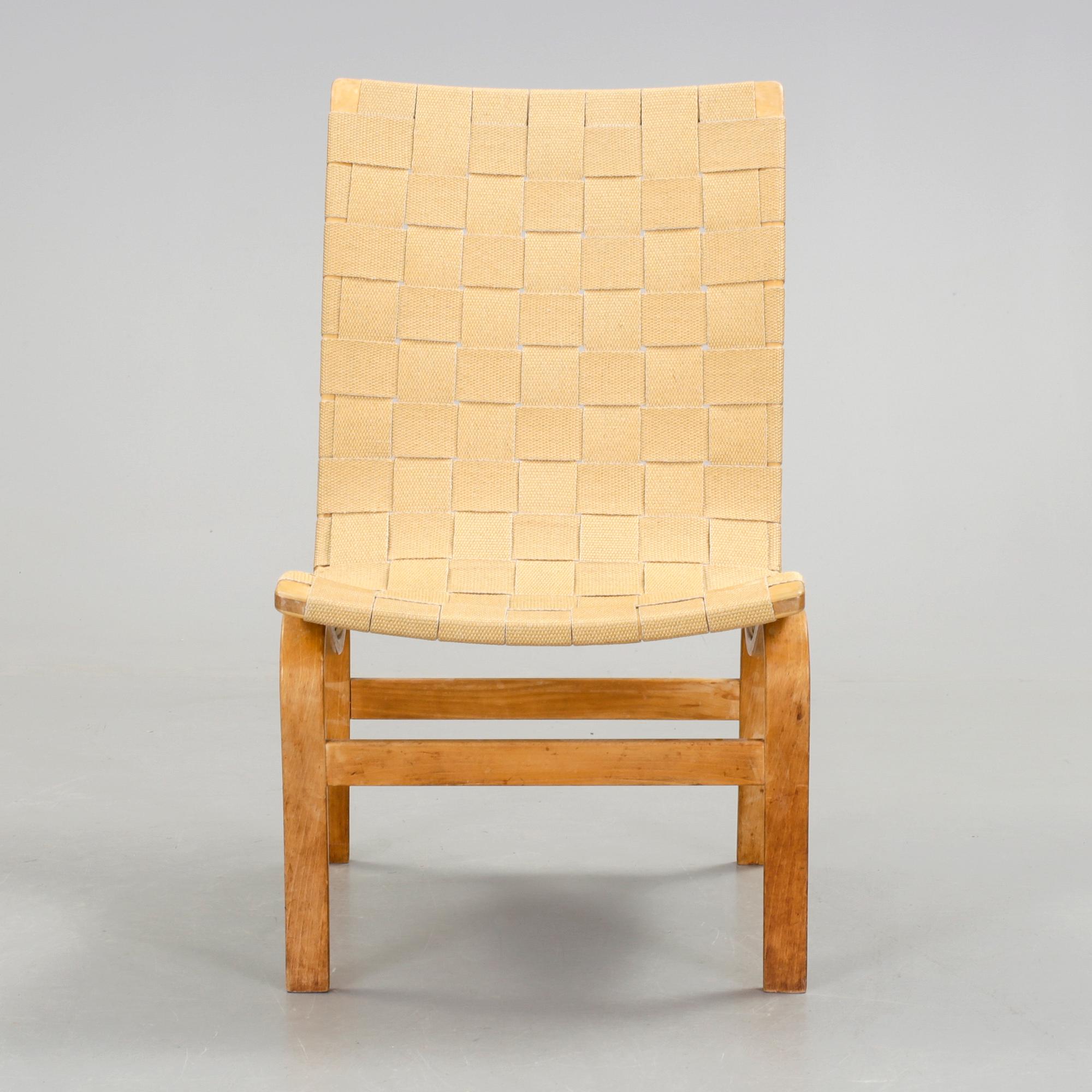 FÅTÖLJ, "Arbetsstol no 41", Bruno Mathsson, Firma Karl Mathsson, Värnamo 1941.