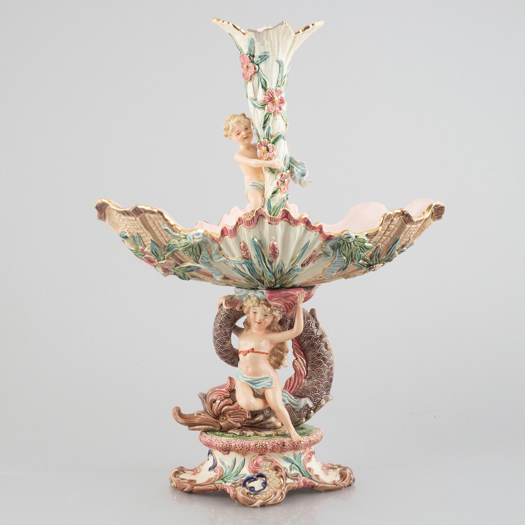 A centrepiece, Eichwald, circa 1900.