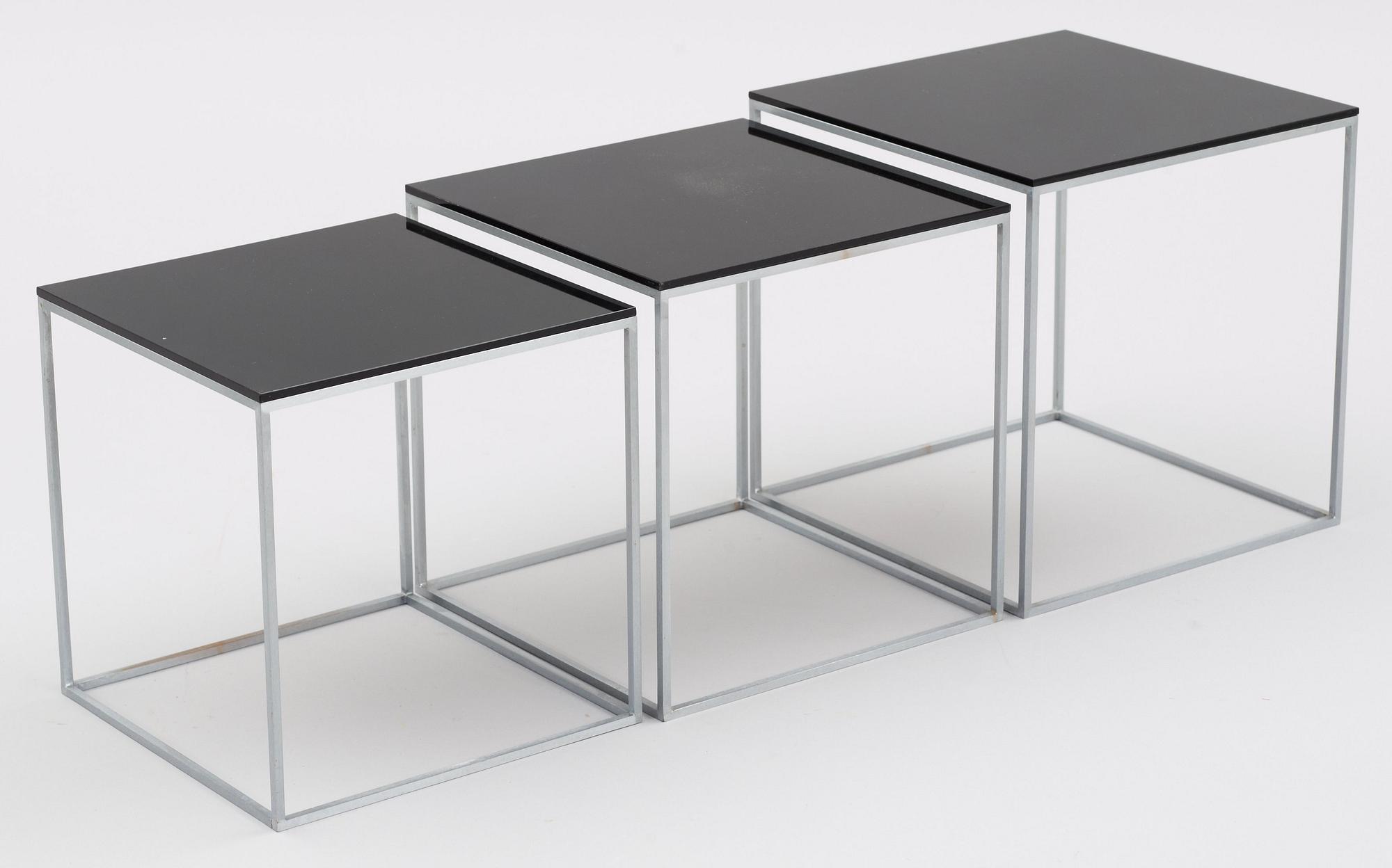 POUL KJAERHOLM, satsbord, "PK-71", 3 delar, Fritz Hansen, Danmark.