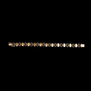 ARMBAND, 18k guld, PWA, Finland. Vikt 10,4g.