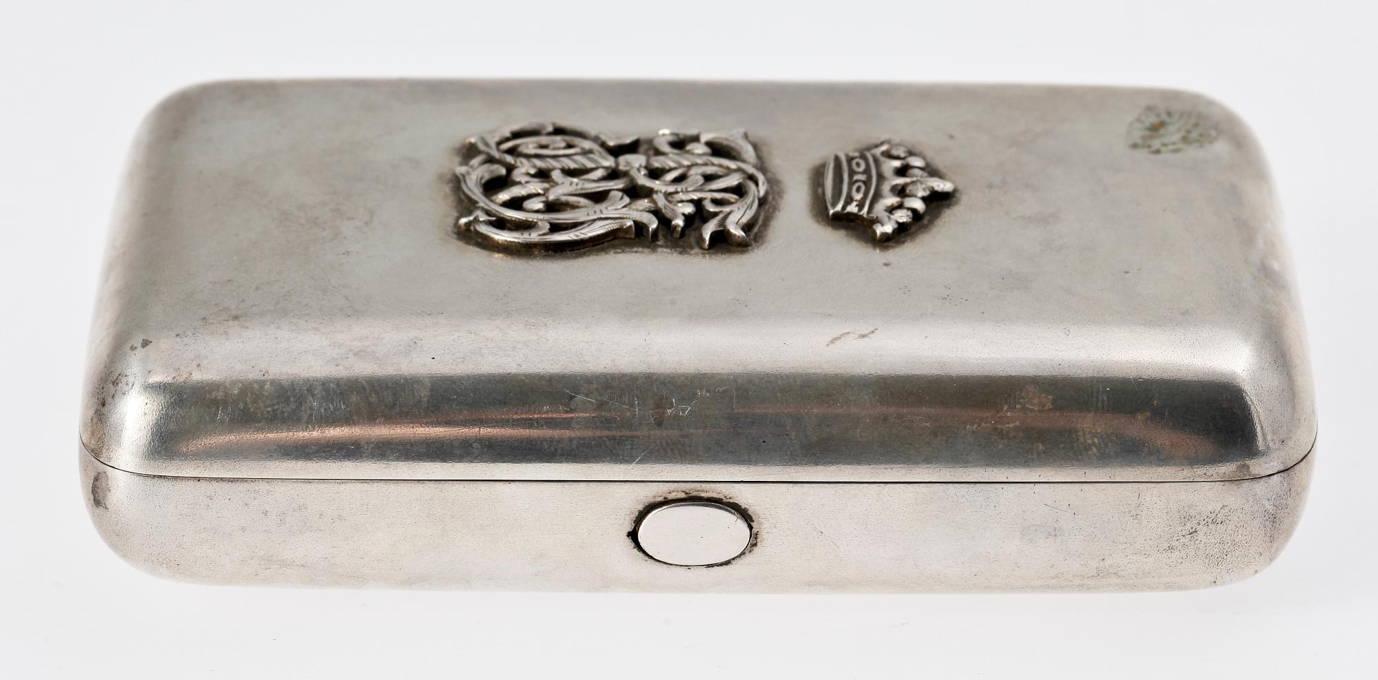 DOSA, silver, St Petersburg Ryssland, 1800-talets slut. Vikt ca 210 gram.